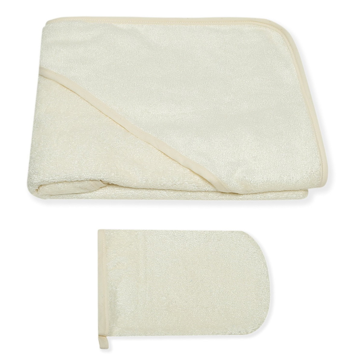 Комплект для купания Italbaby (полотенце 100х100, варежка) бамбук крем lu4r9wq8gh0w136pn3zca87dbngvhwtw