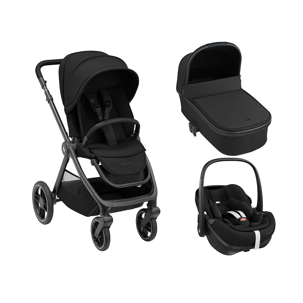 Коляска 3 в 1 Maxi-Cosi Oxford Pebble 360 Pro Essential Black 1502dc49ee45788510763dfd2f249f57