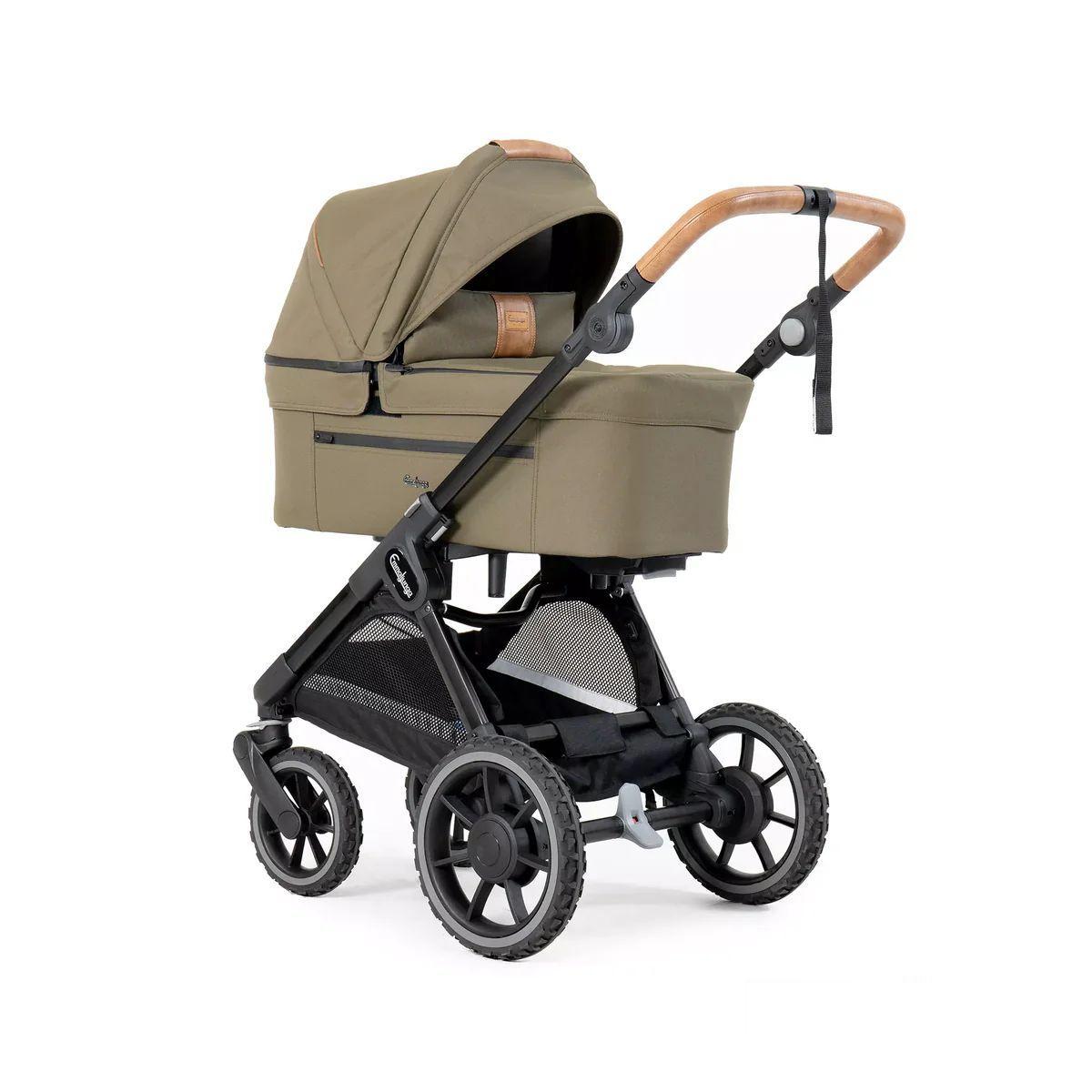 Коляска 2 в 1 Emmaljunga Sento Pro Flat Outdoor Olive 20241