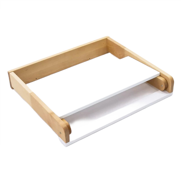 Складной универсальный пеленальный столик ANTEMI (СУПС) (Белый/Дерево)