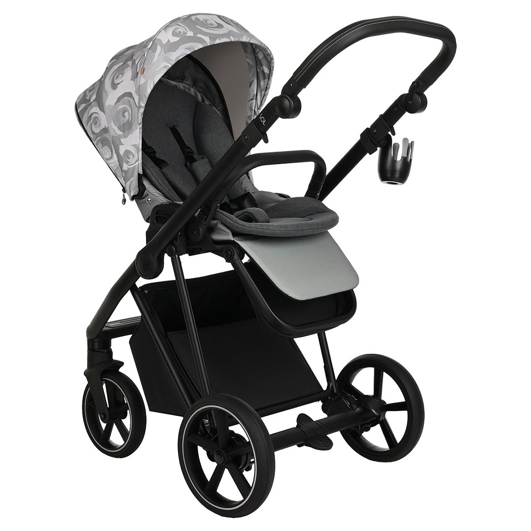 Коляска 2 в 1 Roan Sol Flowers Gray/Black/руч.Черный 10onc3onldxlwwhzh3zagnw5dti29y3a