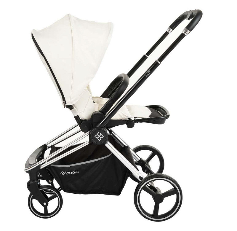 Коляска 2 в 1 Labala RAIZ White3