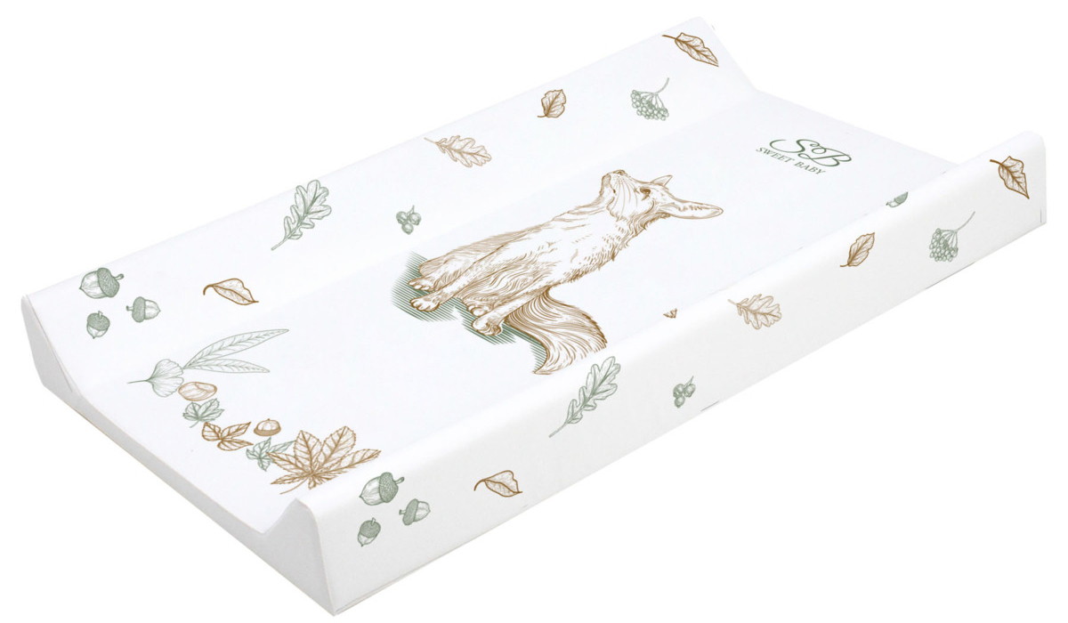 Пеленальная доска на кроватку 79х45 Sweet Baby Foresta Magica crema/arancio (лиса бежевый/оранжевый) 3dtue1ny006f25yzsl85oeao8nvq4pzj