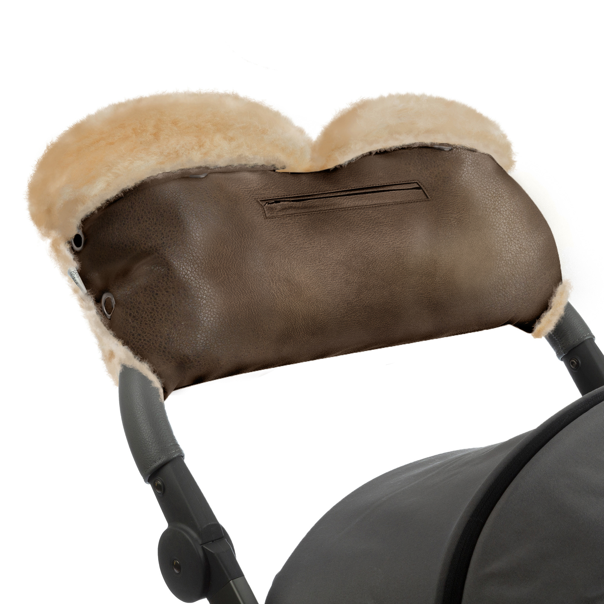 Муфта для рук на коляску Esspero Isabella (100% овечья шерсть) Brown 809faed2847ae1299aa20731469f417c