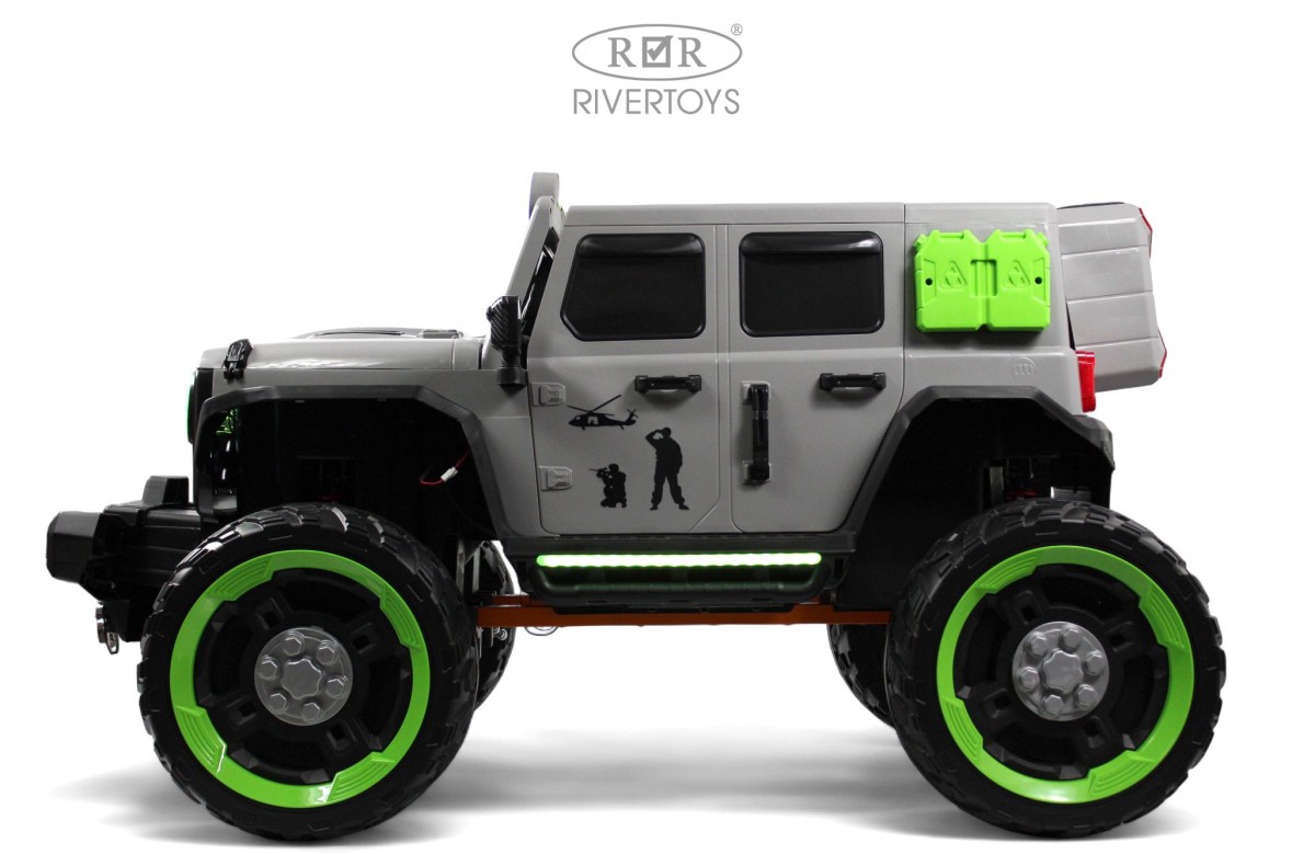 Детский электромобиль RiverToys М003БХ серый 1ljgi5ehswmga389pk23xcmguah2z7fd