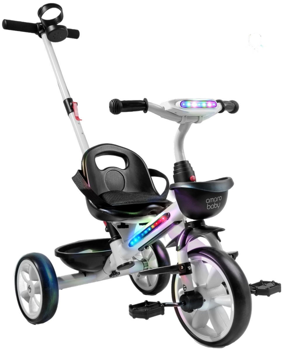 Велосипед трехколесный Amarobaby Scout (Белый)