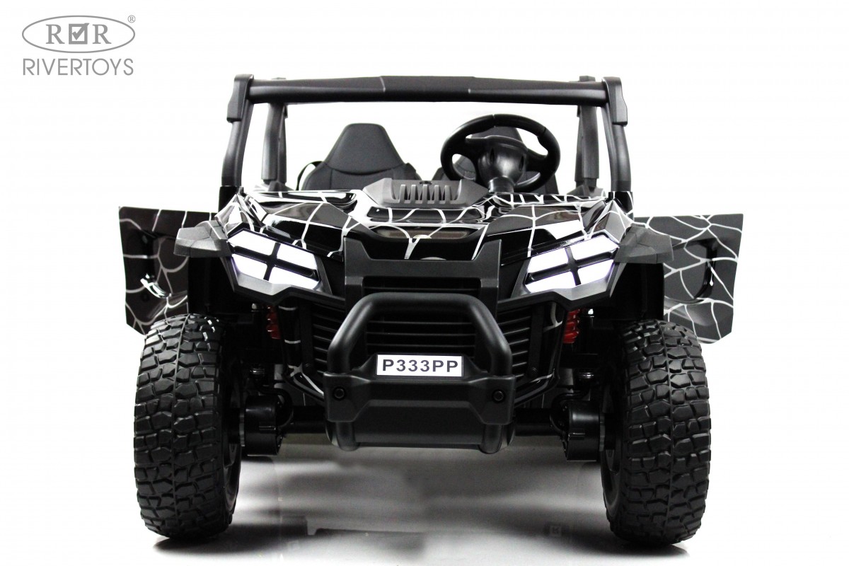 Детский электромобиль RiverToys Buggy P333PP черный Spider wkvz582vwrupbu3sohv56vi4r8xcg2pp