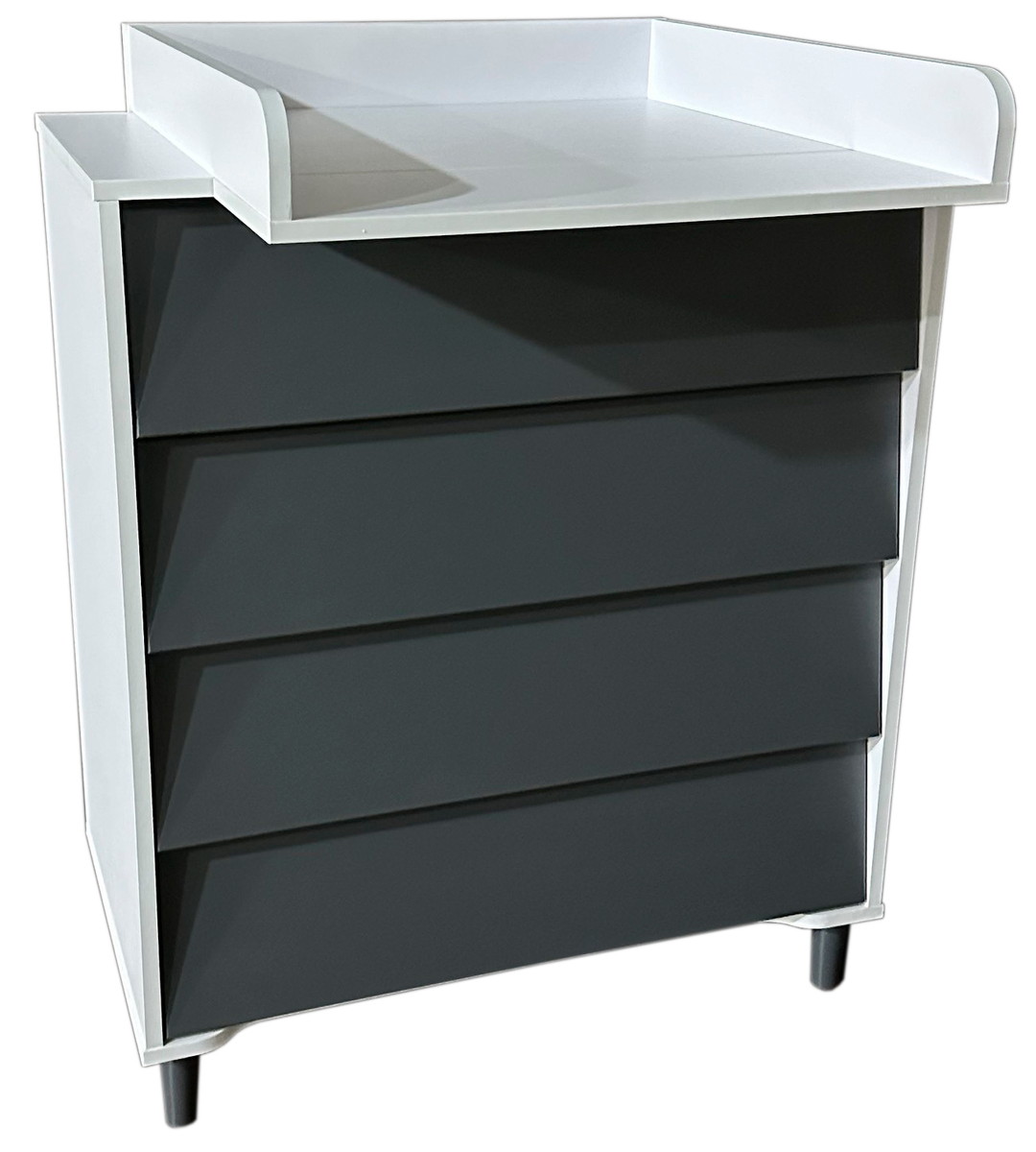 Пеленальный комод Bellini Maya (белый/графит)