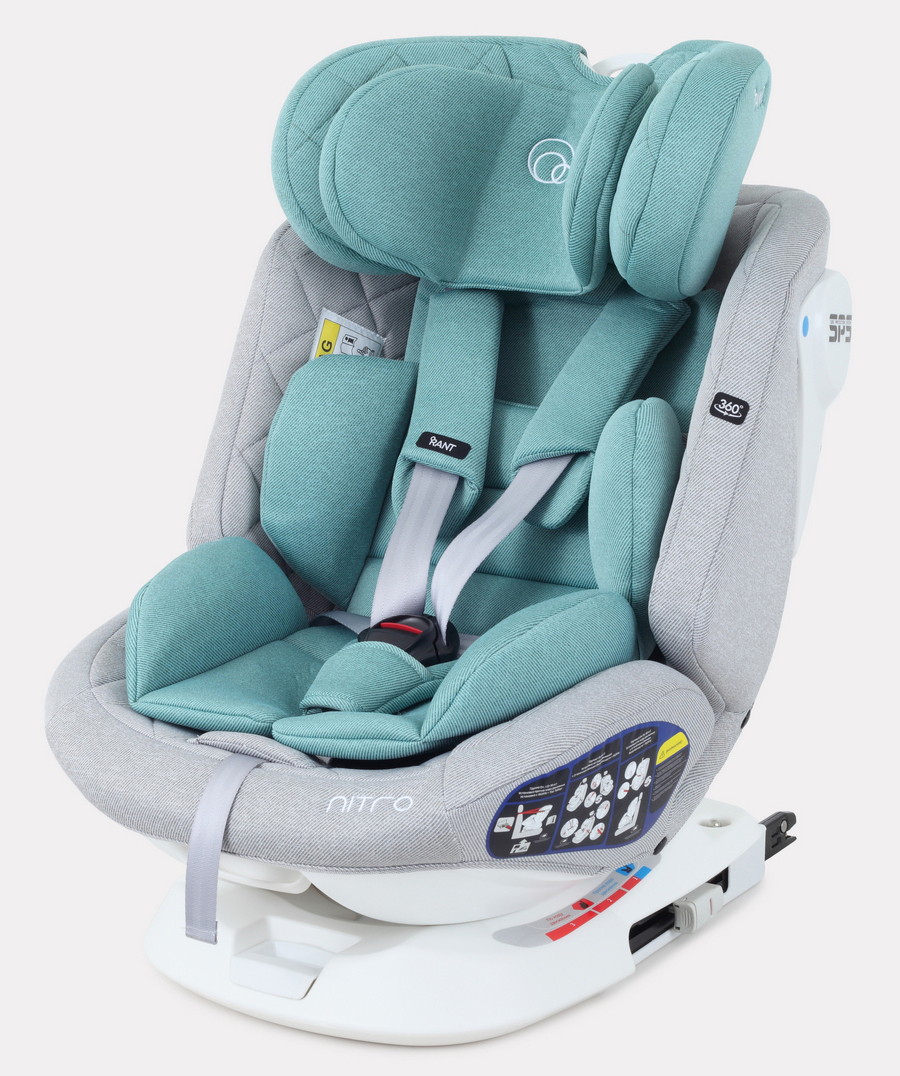 Автокресло RANT NITRO isofix Grey/Mint xwzded053fc5ac7wiilniae74iafg5q9