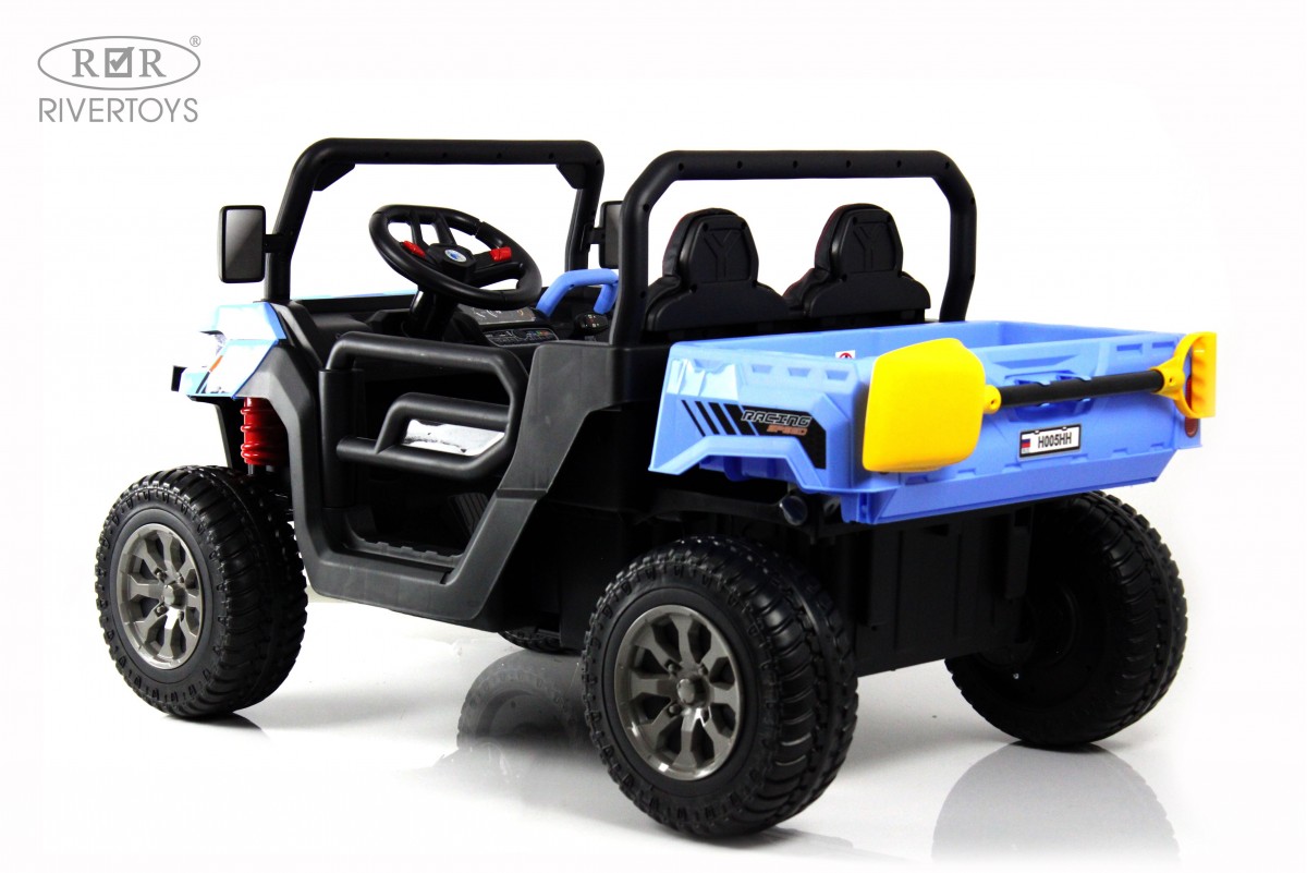 Детский электромобиль RiverToys H005HH синий 72qzyu7g151qm87xx75rjbadwjrxdu2t