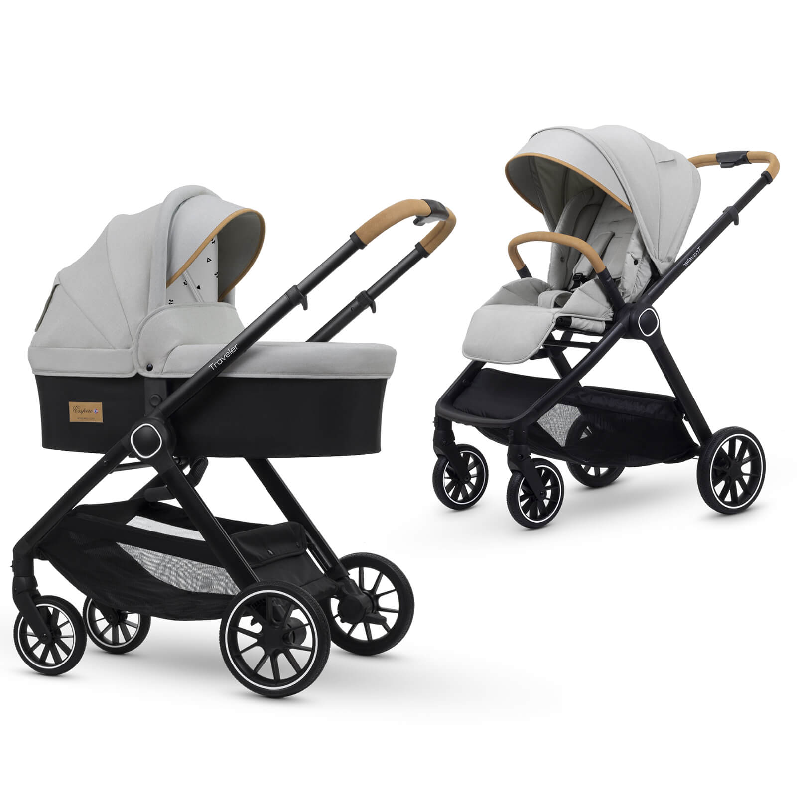 Коляска 2 в 1 Esspero Traveler Grey 108123951-kolyaska-2-v-1-esspero-traveler-grey