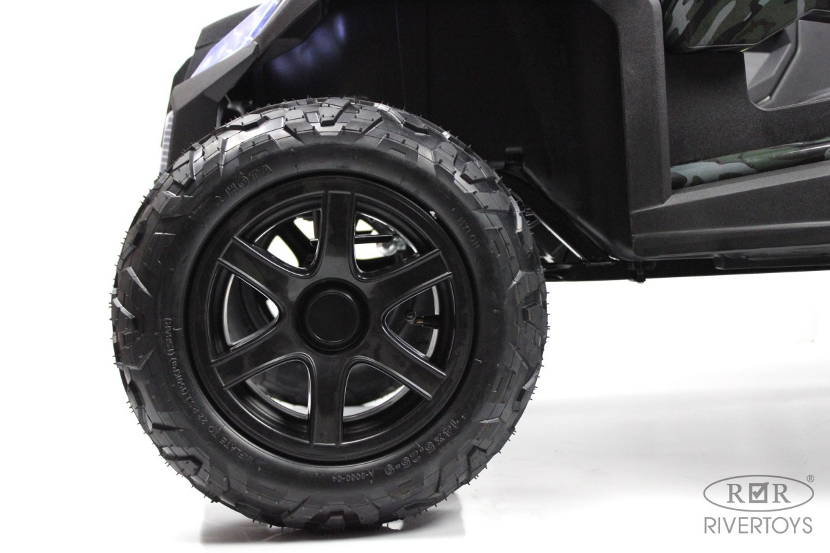 Детский электромобиль RiverToys M222MM зеленый камуфляж iq84fo0r9tgpxdgj6incrlervyefgqzy