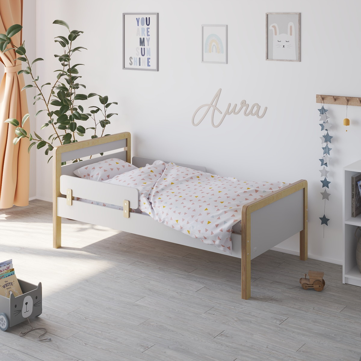 Кровать подростковая Sweet Baby Aura Натуральный/Серый камень dr7tzzrwa10hlje221v7oupy38jhr391