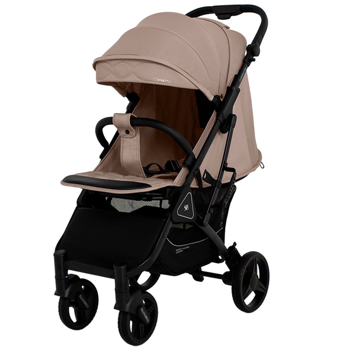 Прогулочная коляска Sweet Baby Compatto Beige 82dx0hkzskcvbapv0lfuzdrpj9lvj4nj