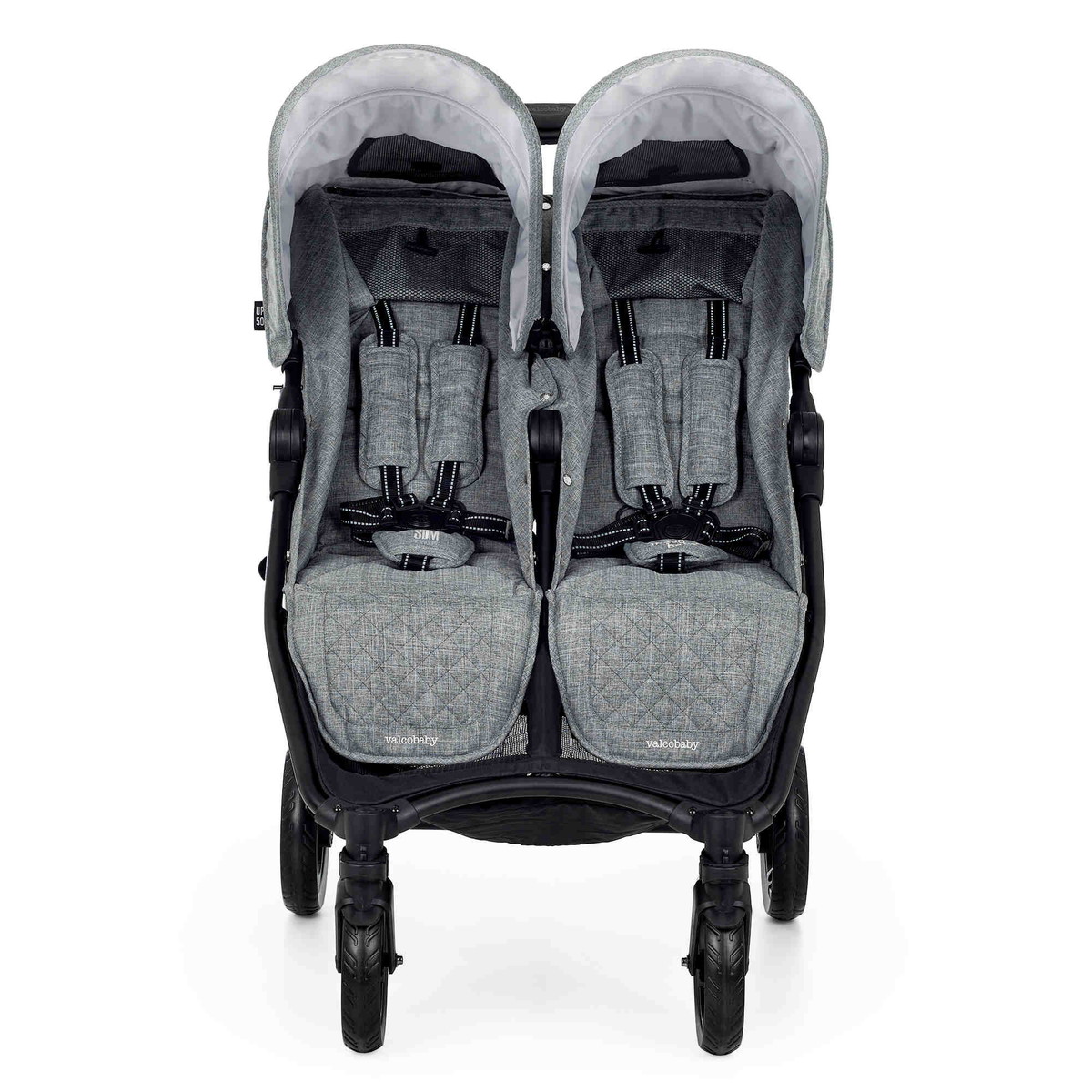 Прогулочная коляска для двойни Valco baby Slim Twin Tailormade Grey Marle 5jog1uf56csoaohvv66rwjzz15ktppwt