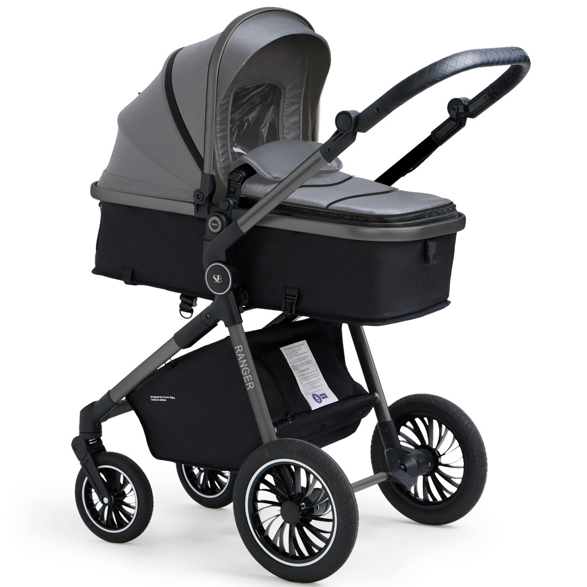 Коляска-трансформер Sweet Baby Ranger 2 в 1 (Grey)