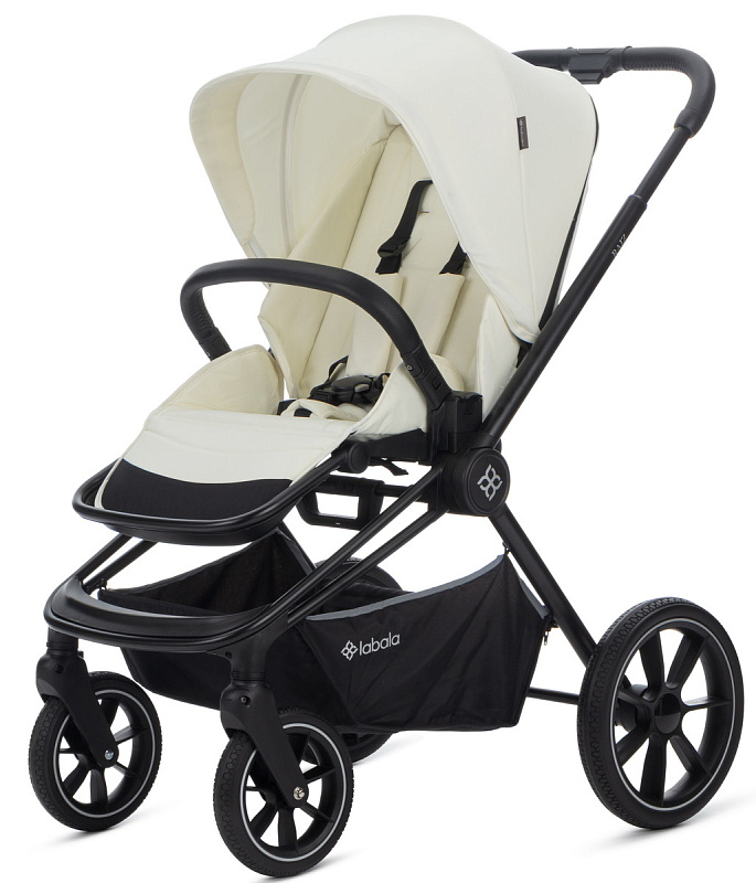 Детская коляска Labala Raiz Lite 2 в 1 2023 White Black4