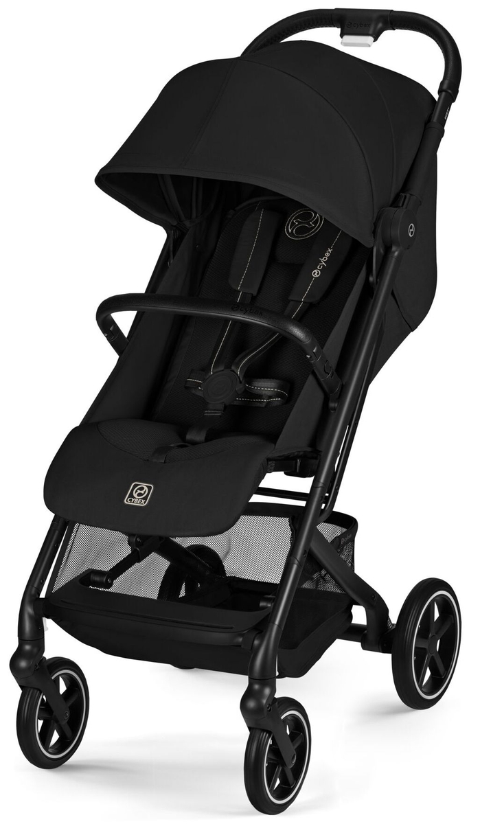 Прогулочная коляска Cybex Beezy NEW (Magic Black c дождевиком и бампером)