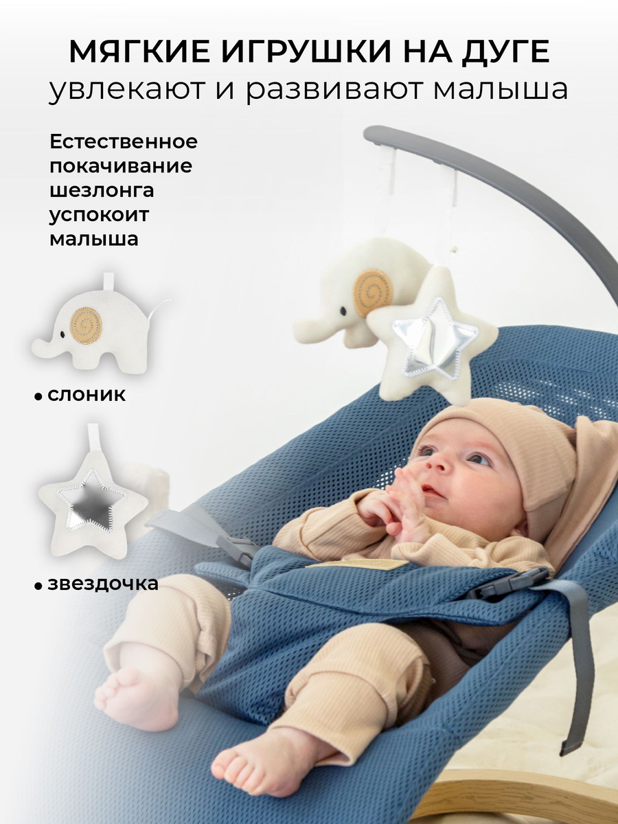 Шезлонг Amarobaby Baby relax Голубой irew93h80nskoli9pi23kh4h2otekko2