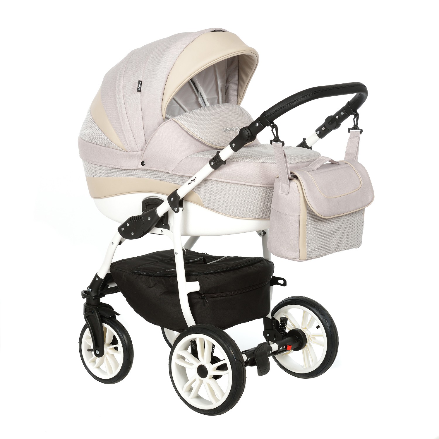 Коляска 2 в 1 Indigo INDIGO  бежевый 1ebdd68bb1943ac8efae505ff95c0ec5