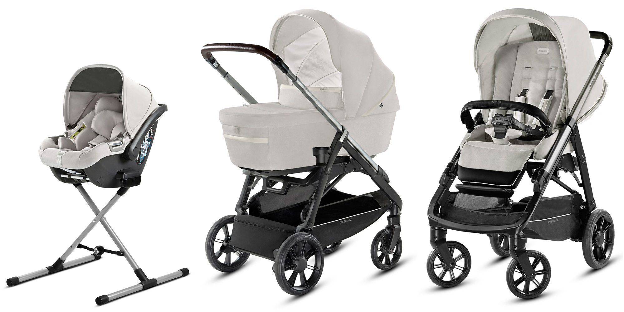 Коляска 3 в 1 Inglesina Aptica System Quattro Iceberg Grey/Black Coffee e8723c823fd267e6bb69686f3b602275