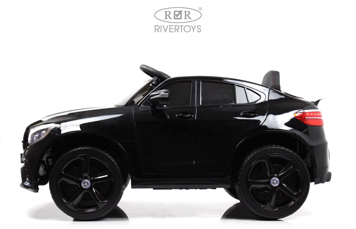 Детский электромобиль RiverToys X001XX черный глянец 8nnfhsqha2ju0e7p5orzwe0ywjwat25t