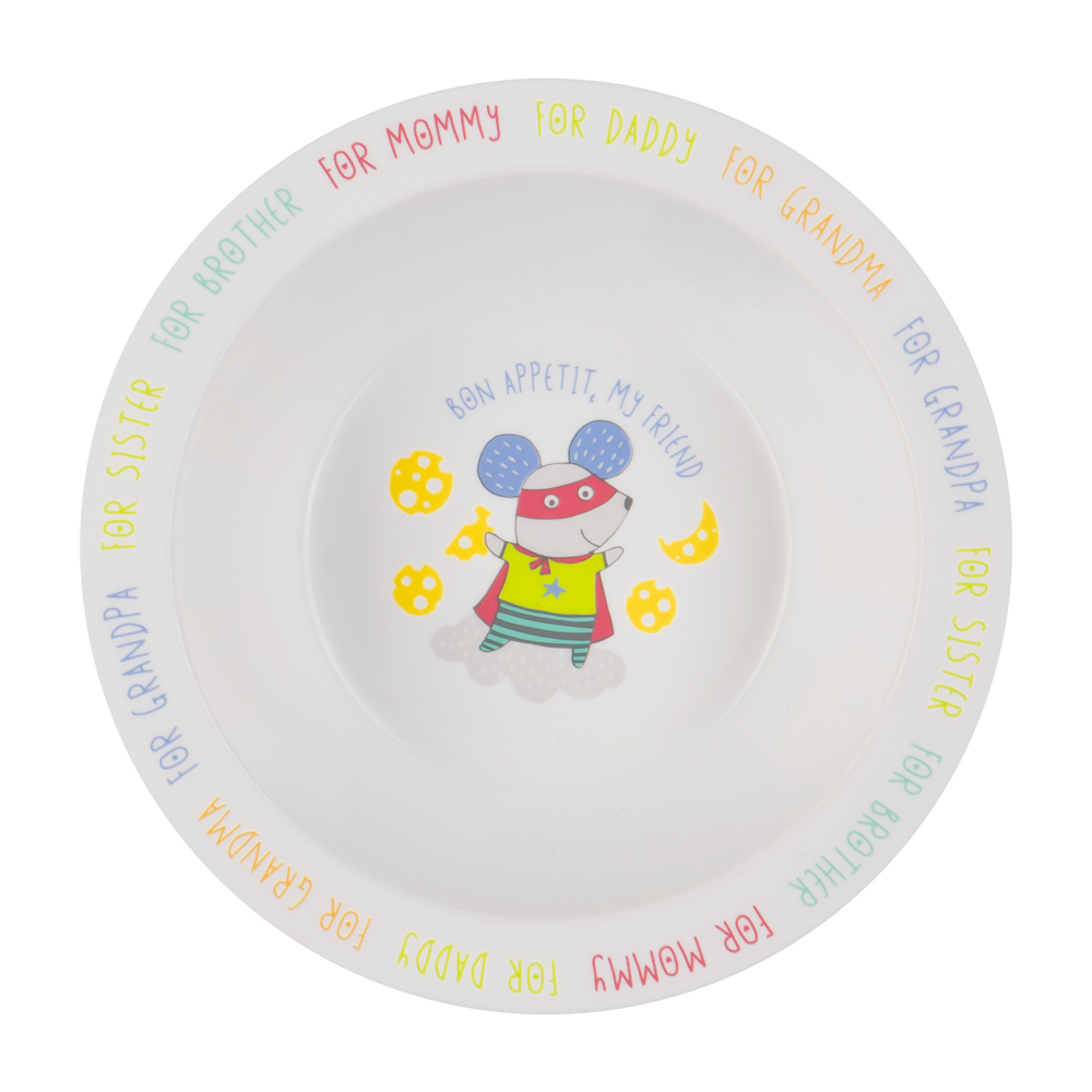 Тарелка глубокая для кормления Happy Baby Mouse ba4b3aa9afdaac0f7563dbc28b2c6300