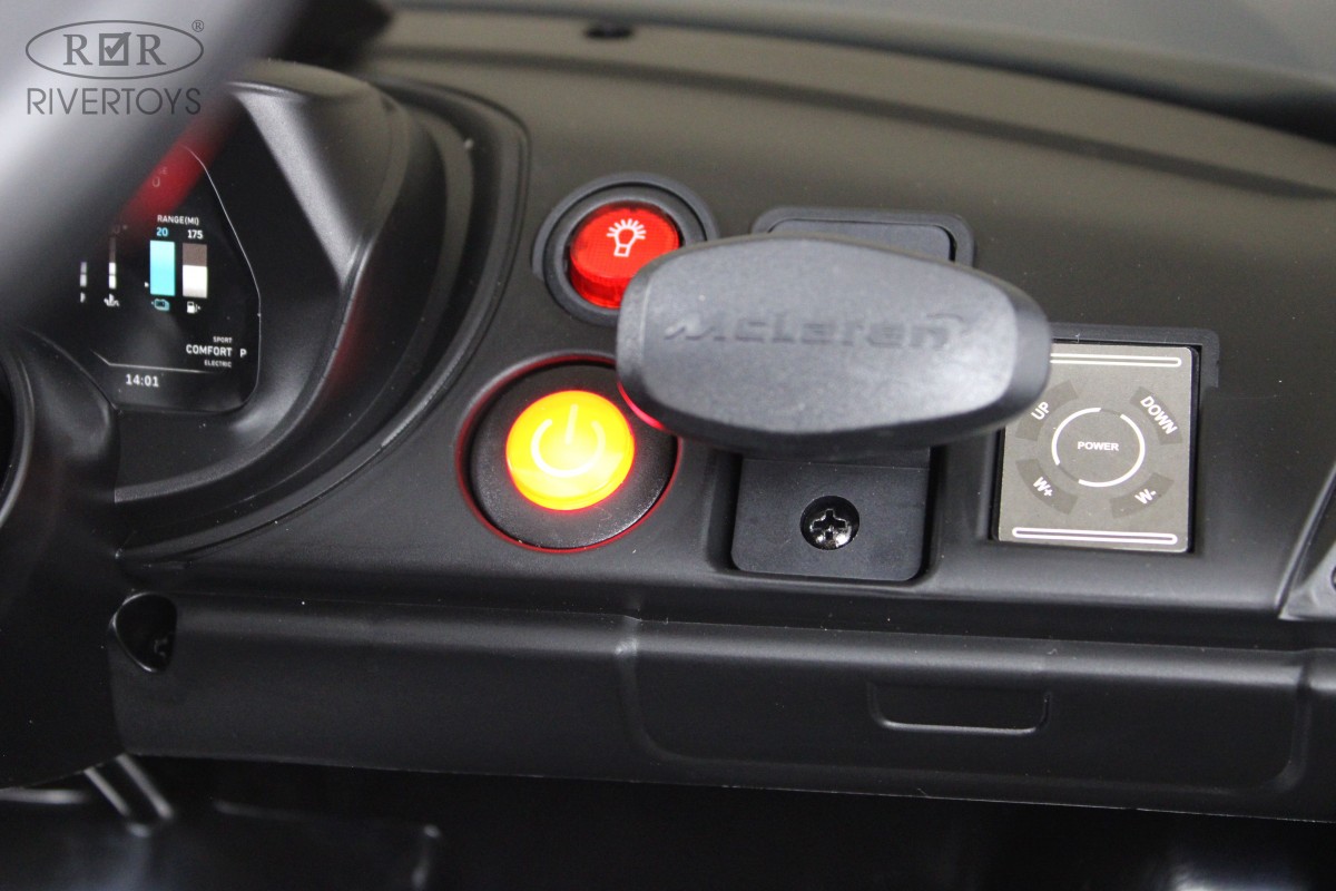 Детский электромобиль RiverToys McLaren Artura P888BP черный 043w0fd0saotsn1k006w0178mmj0lldf