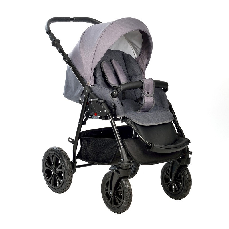 Коляска 2 в 1 Indigo CHARLOTTE Sity  т.серый+фиолетовый dtn1da5zx6tcq7kdvg3npo3l3y25umr0