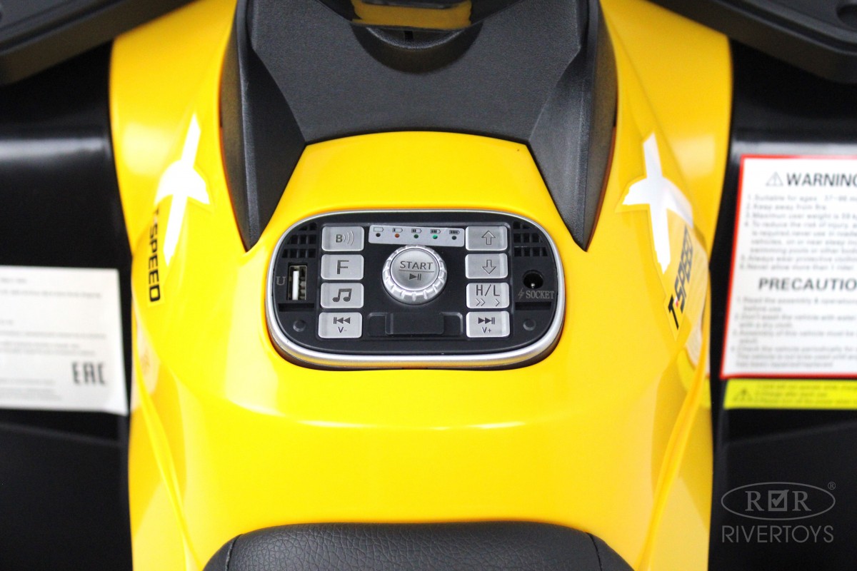 Детский квадроцикл RiverToys T001TT 4WD желтый xxu422vav22sh7vg0ufdez3an5l40y06