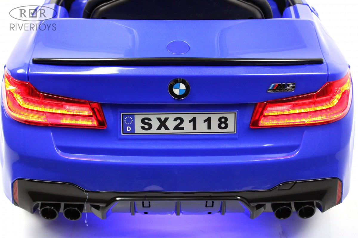 Детский электромобиль RiverToys BMW M5 Competition A555MP синий wak3lvqek7wm1dl479be5fyrgugu0oye