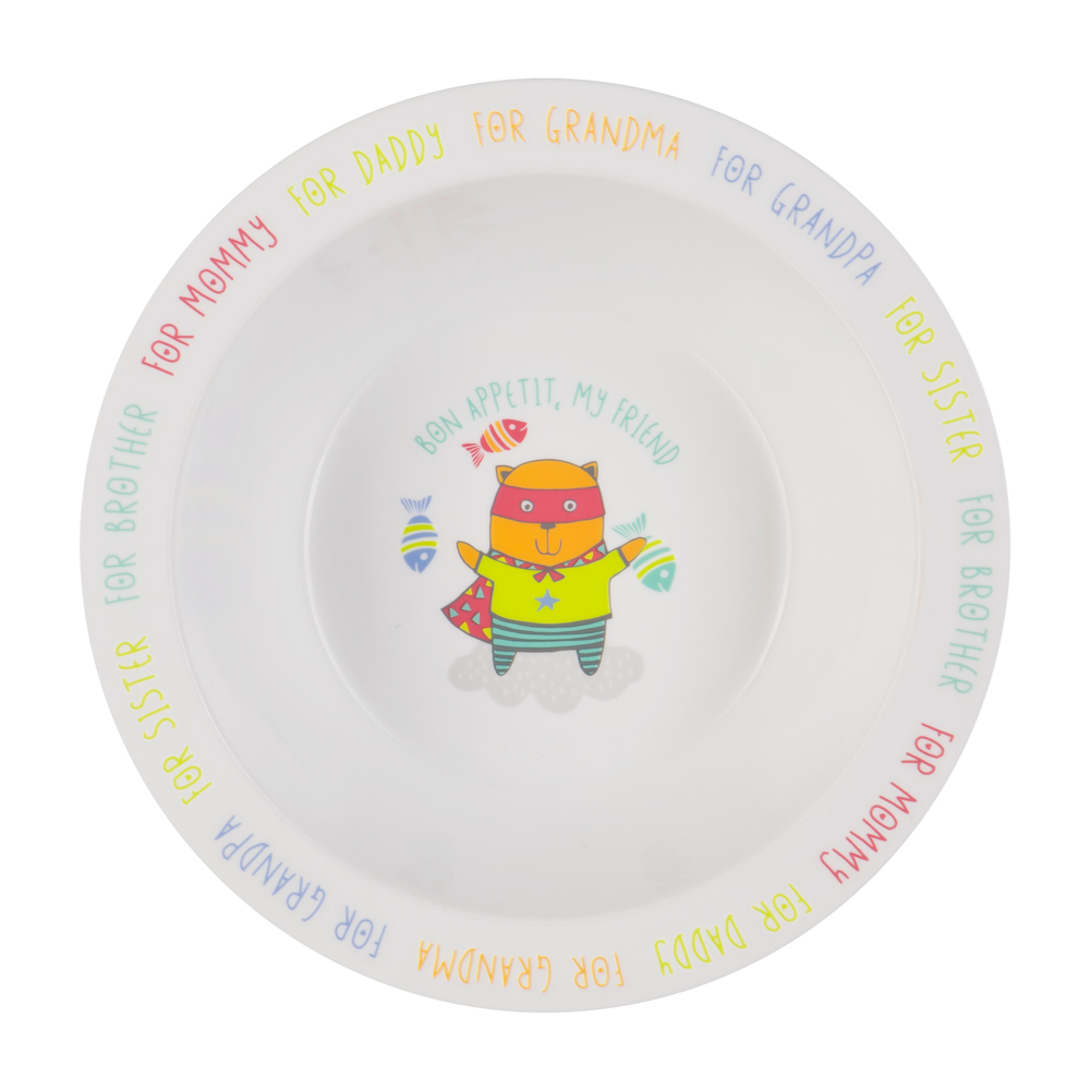 Тарелка глубокая для кормления Happy Baby Cat 984ca5a90f94656bec754437ae386115