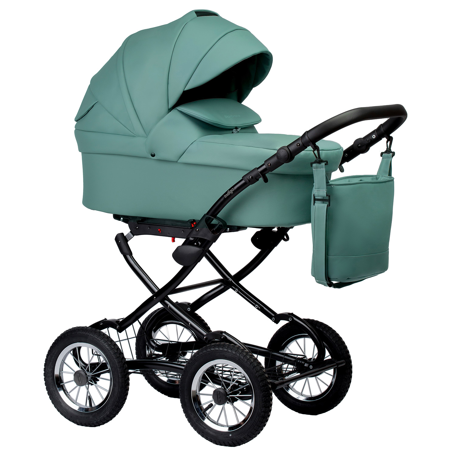 Коляска 2 в 1 Indigo BARBARA ECO Classic шалфей кожа 5face0bad75ecc044ba55dca818518b5