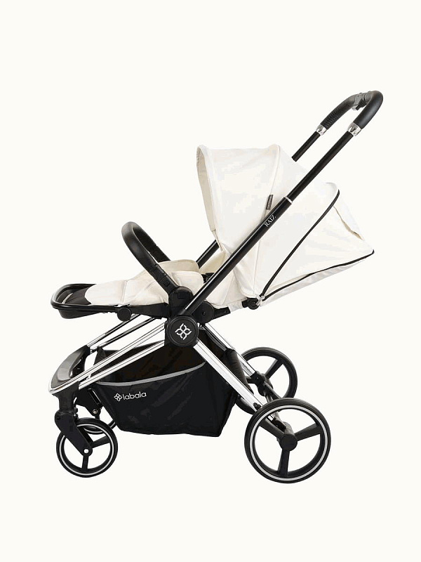 Коляска 2 в 1 Labala RAIZ White1