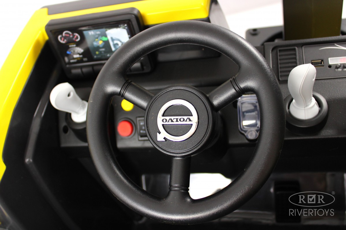 Детский электромобиль RiverToys трактор Volvo Y444YY YELLOW желтый hpo1zst23old1v9vr1z8b5gw53r5zvjs