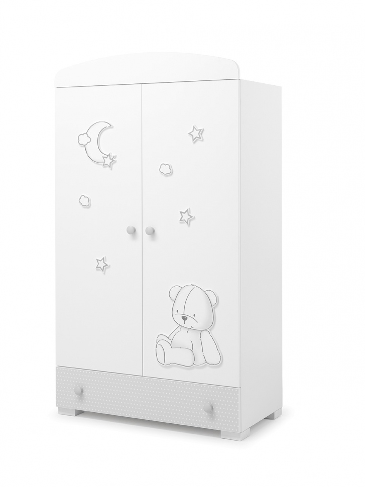 Шкаф Erbesi Stella Белый/Серый 8df165ba425c7729cf6f10ed703cb1cd