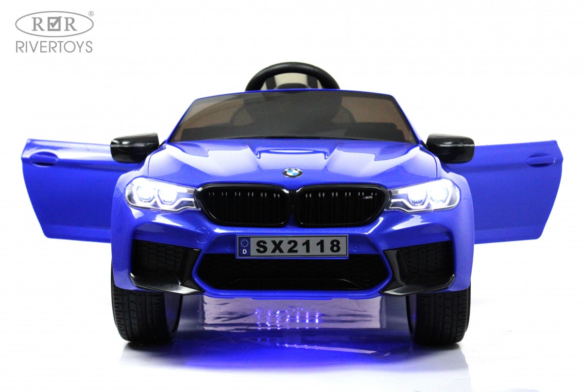 Детский электромобиль RiverToys BMW M5 Competition A555MP синий oxyr20lzghuwvcforq8qbj3uae1mhn1p