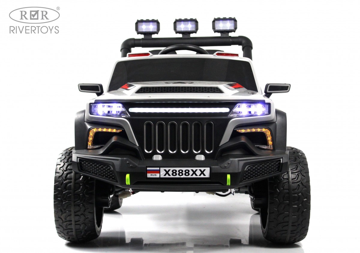 Детский электромобиль RiverToys X888XX серый 75mcxaor7hfllnksa2faayimynt2dee0