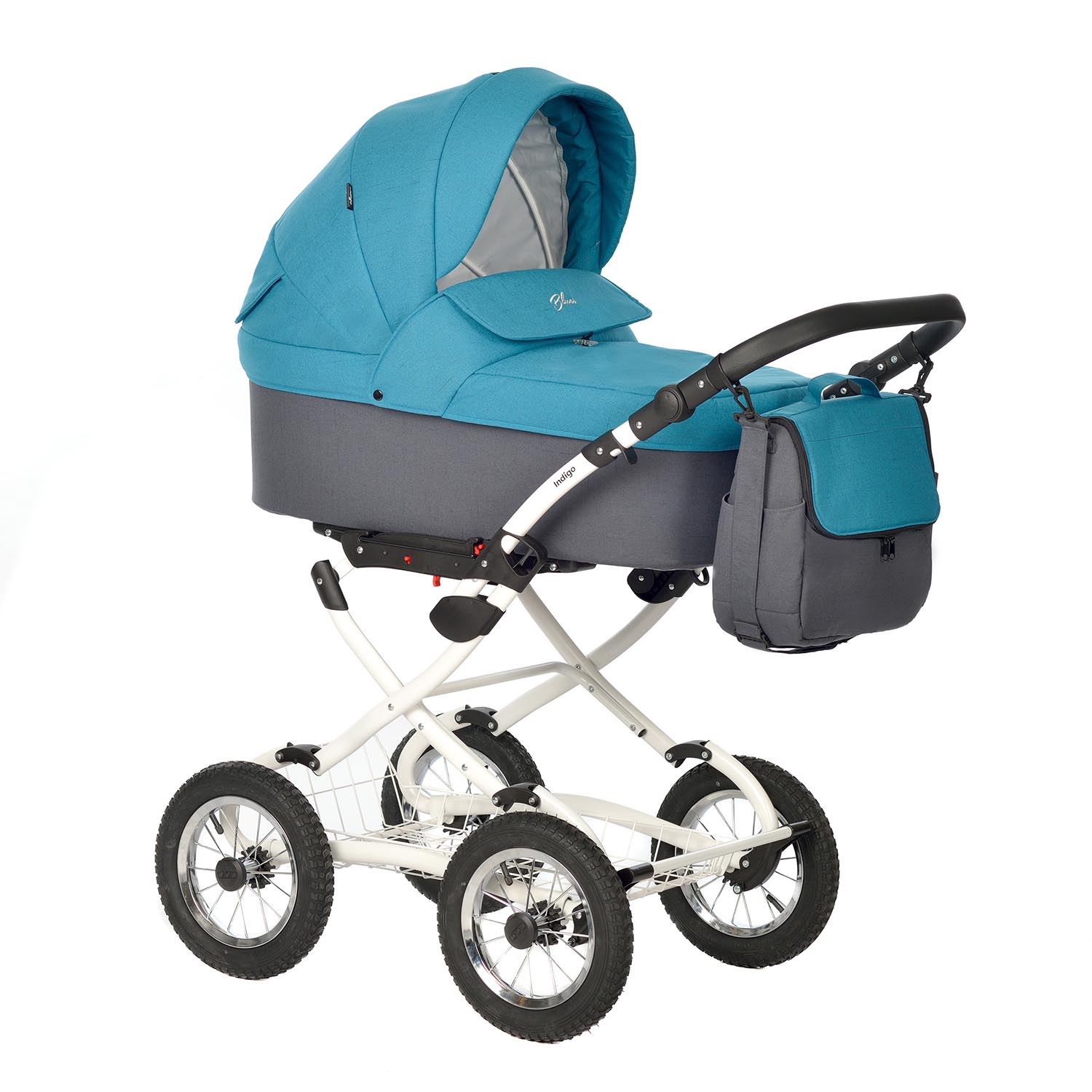 Коляска Indigo BLUES Classic  морская волна a6e9526eb6049476de6f23be8ad5938a