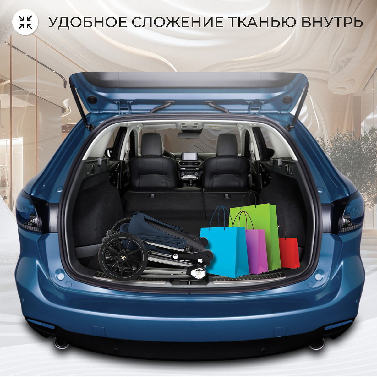 Коляска 2 в 1 Sweet Baby Vento Silver Blue somk6v3rzr151s04josz0325lyjf681k