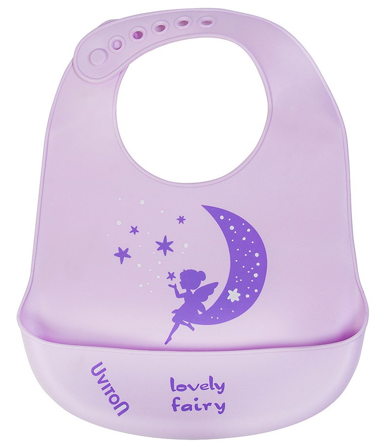 Нагрудник силиконовый Uviton арт. 0246 Moon (лиловый) d4srfqjcvca4pn1dk4meph16xvitku2v