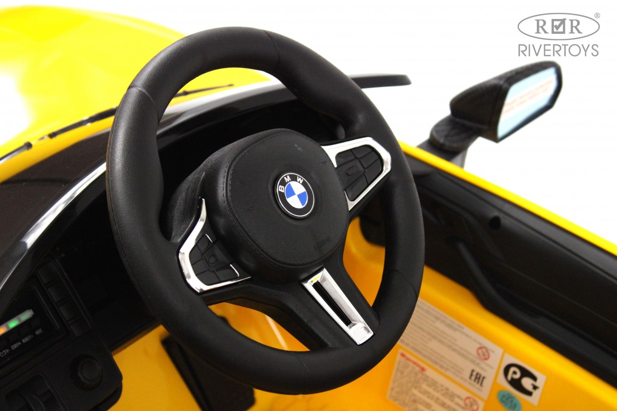 Детский электромобиль RiverToys BMW M4 A004AA желтый x5zrdnbtdqqlq4f4n61prg4z8kts8a2w