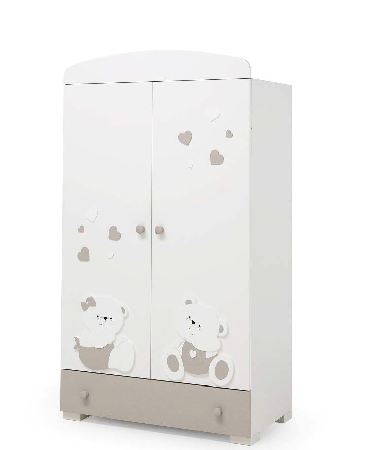 Шкаф Erbesi Mirtillo Белый/Песочный ddb86ea7b6743d4799096551c871b881