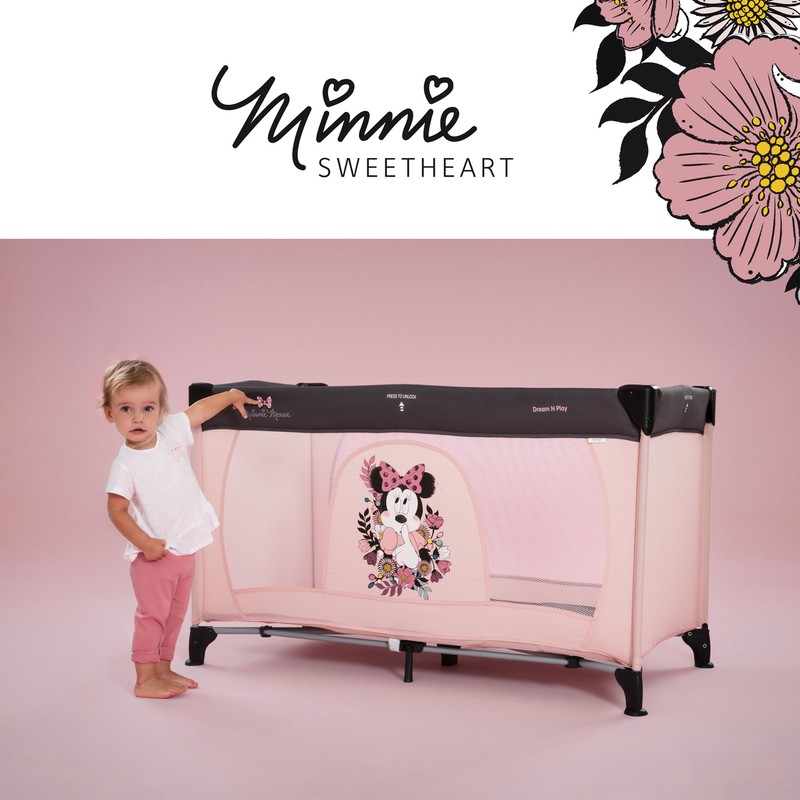 Детский манеж Hauck Dream'n Play Minnie Sweetheart axkmzs7w5ygxtj9sq3ifjhoyzart8j2p