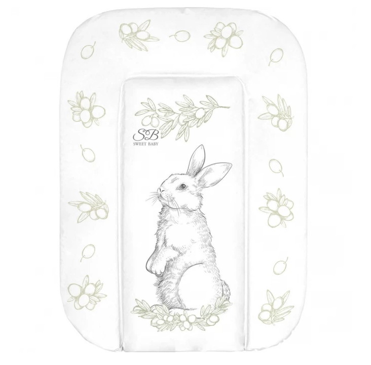 Пеленальный матрасик 48х71 Sweet Baby Foresta Magica Grigio/oliva (заяц серый/оливковый) vw1vy88vsn71f7f54r8r4mzj3yef125f
