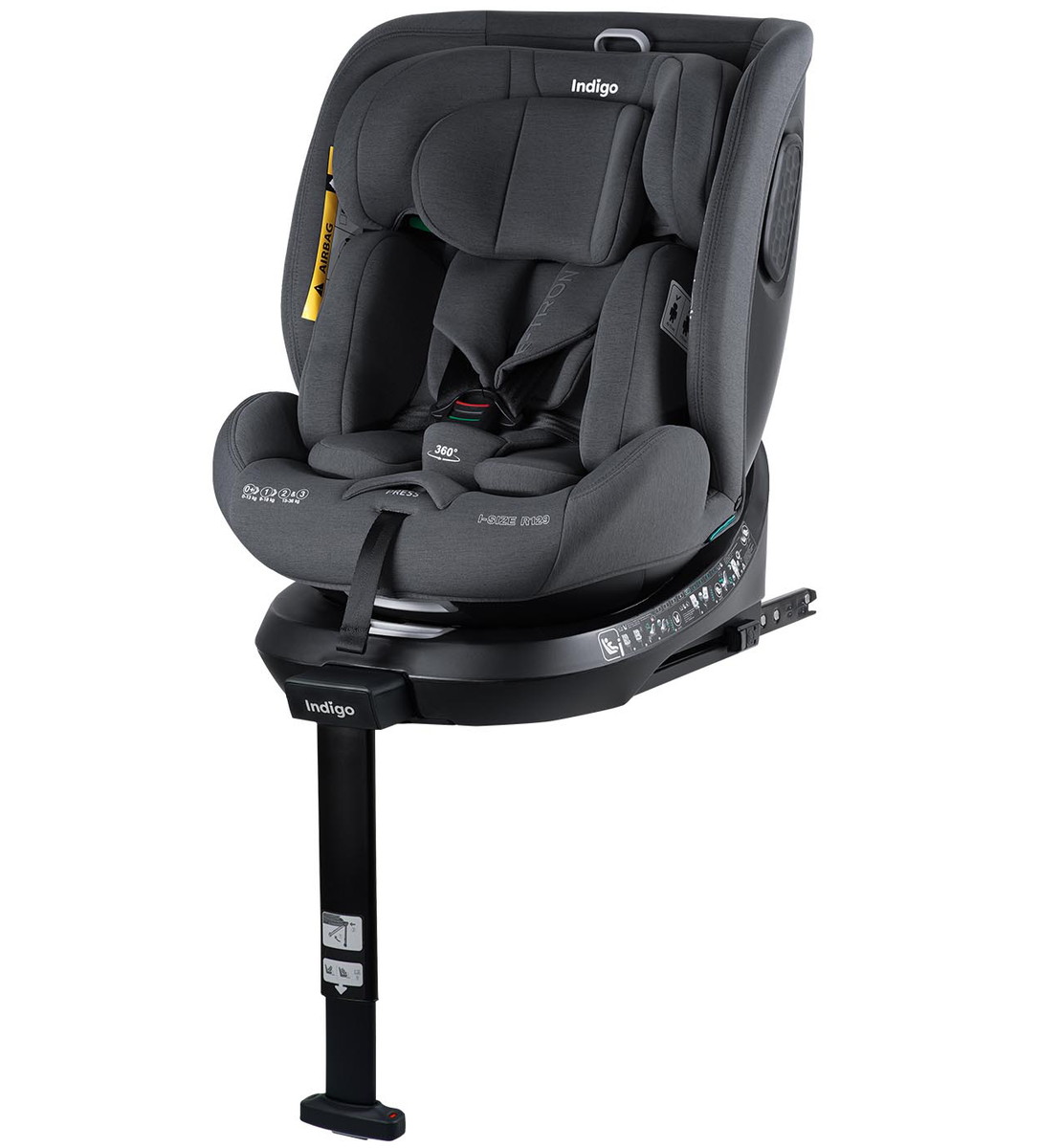 Автокресло Indigo E-TRON ISOFIX I-SIZE (серый)