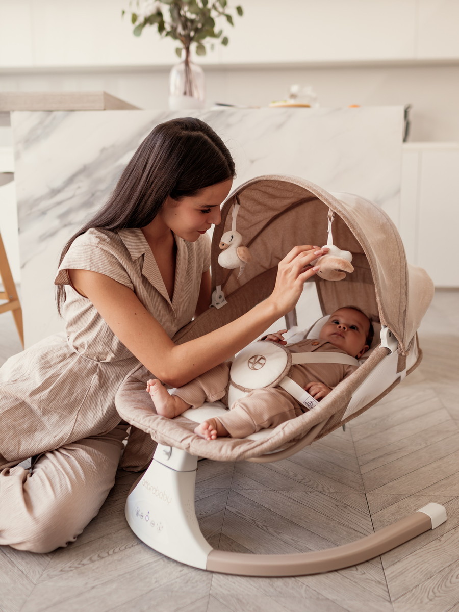 Детские электрокачели AmaroBaby Lucky Swing бежевый ob77ds60315pyds140gd3i5ghdq3o0rz