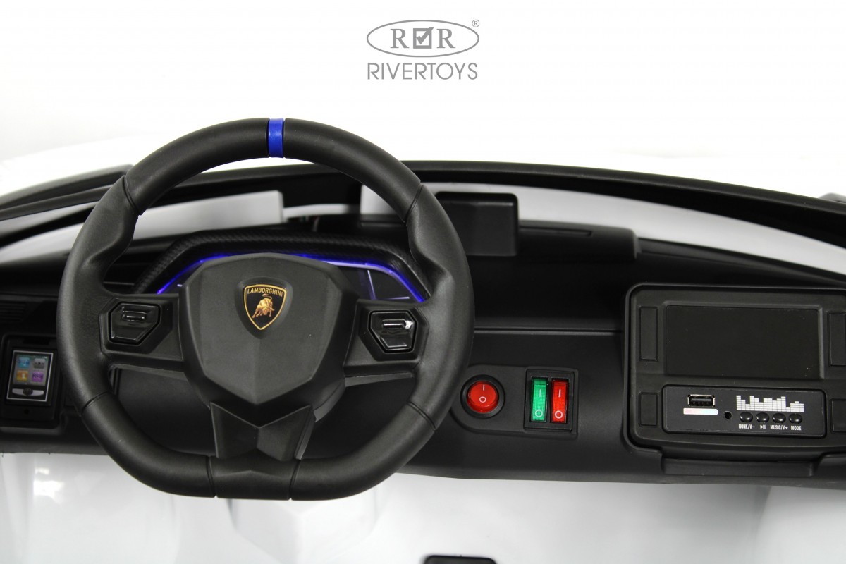 Детский электромобиль RiverToys K999PX белый mcf3l1o6y4w7osytgt1k4vnc9fz279ju