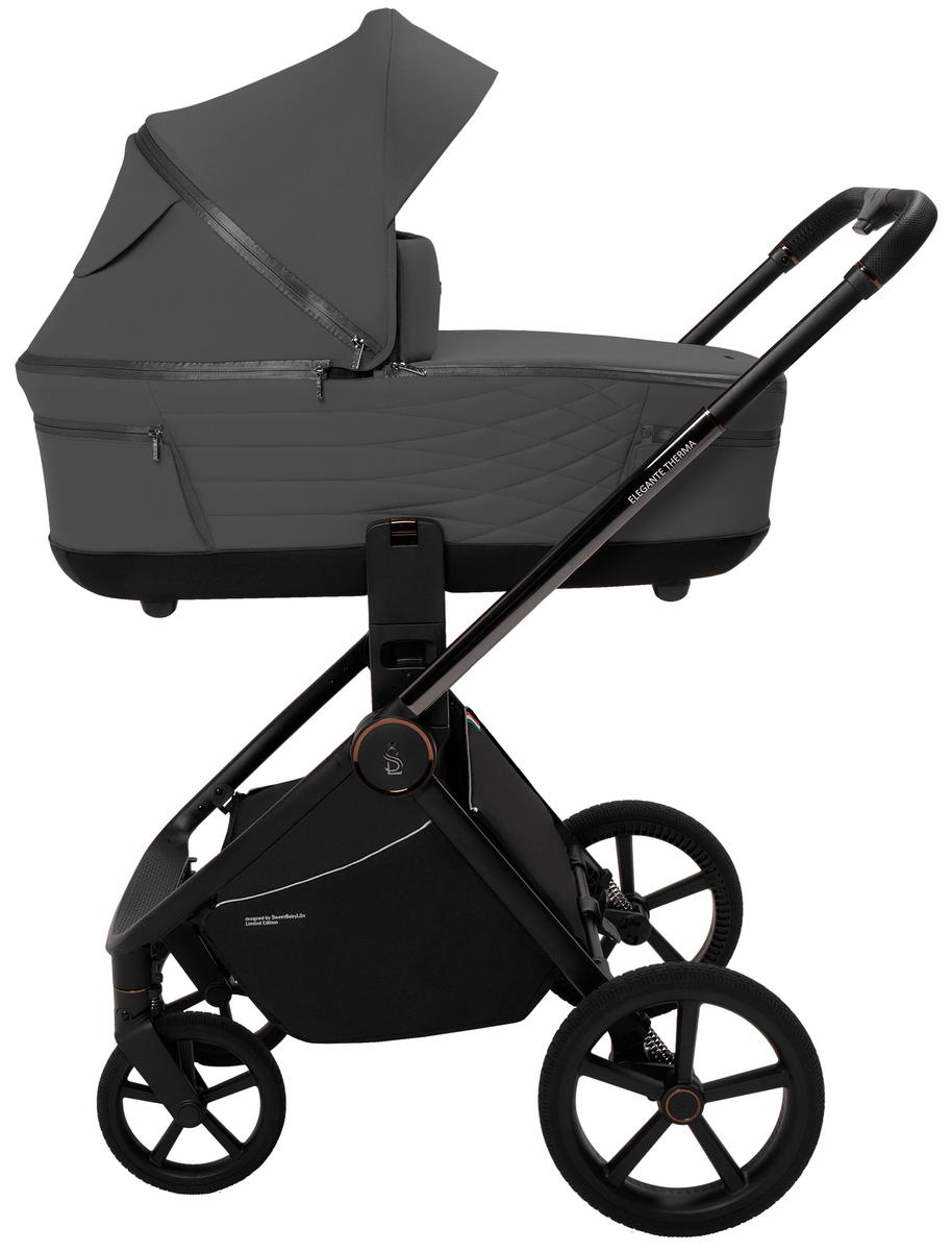 Коляска 2 в 1 Sweet Baby SBL Elegante Therma (Dark Grey)