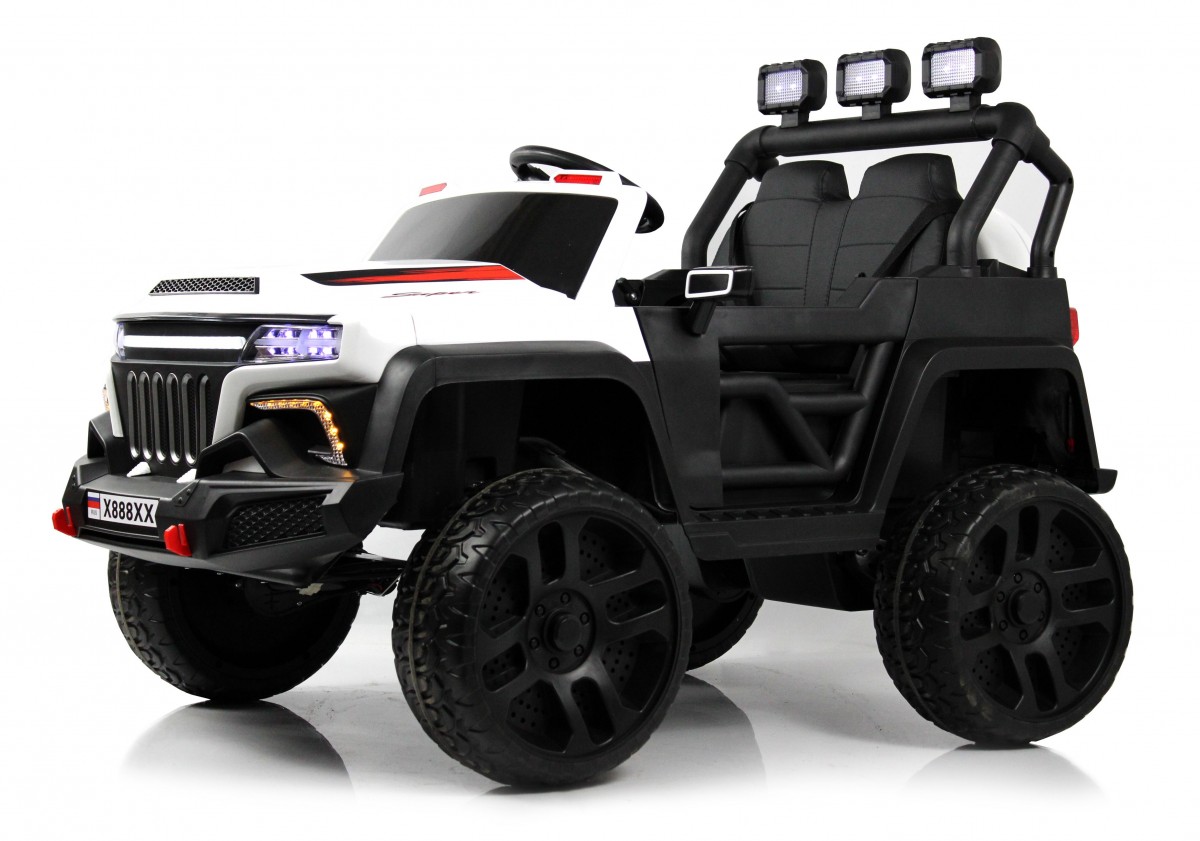 Детский электромобиль RiverToys X888XX белый 51lkjatzozpk26x9x6ib392w5h5mosw5